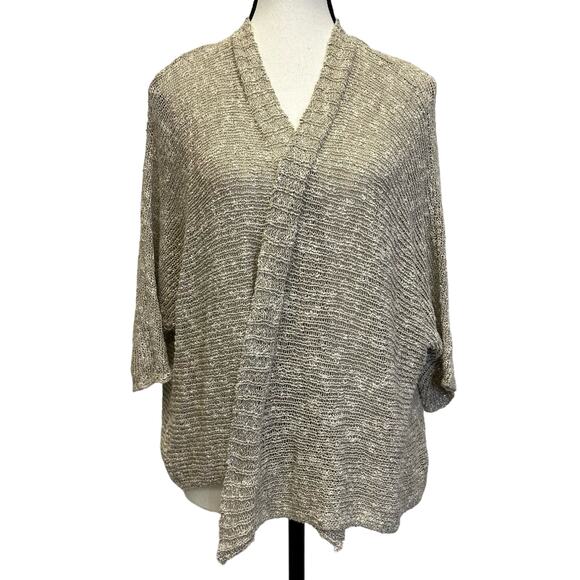 Eileen Fisher Open Knit Cardigan - Size M - Picture 1 of 8